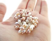 antoinette bracelet - sterling silver, freshwater pearls