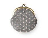 Pink Cross Wool Coin Purse