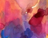 Large Art Print, Watercolor Painting, To Love
