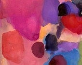 Art Print, Watercolor, Large Size, Letting Go