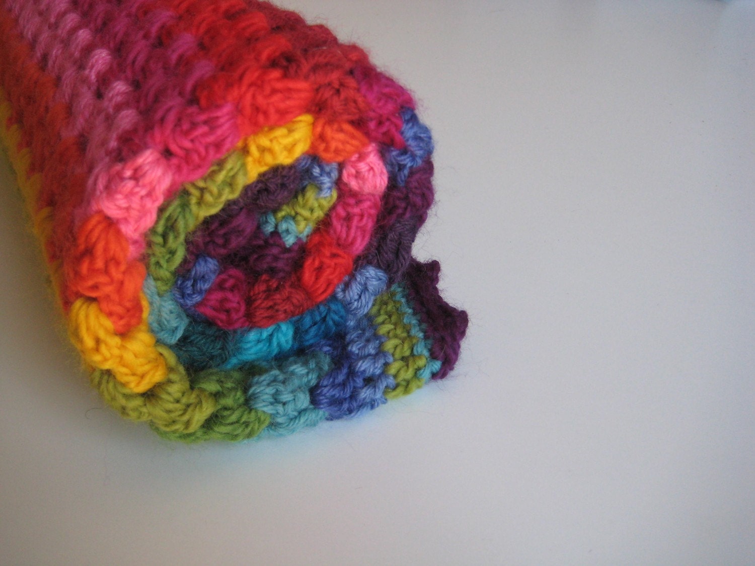 Maeve's Granny Stripe Blanket (26x28)
