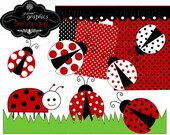 Ladybug Clipart Ladybug Clip Art Digital Lady Bug Clipart Lady Bug Clip Art Red Ladybug Digital Clip Art Instant Download Il_170x135