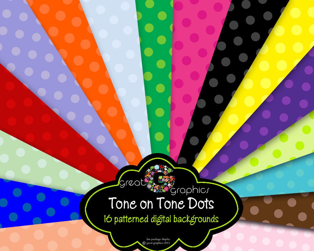 Polka Dot Digital Paper Polka Dot Paper Tone on Tone Background Paper Invitation Paper Instant Download Il_170x135