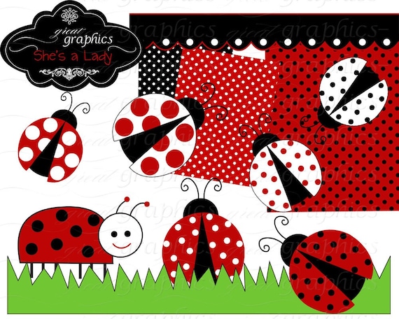 Ladybug Clipart Ladybug Clip Art Digital Lady Bug Clipart Lady Bug Clip Art Red Ladybug Digital Clip Art Instant Download Il_570xn