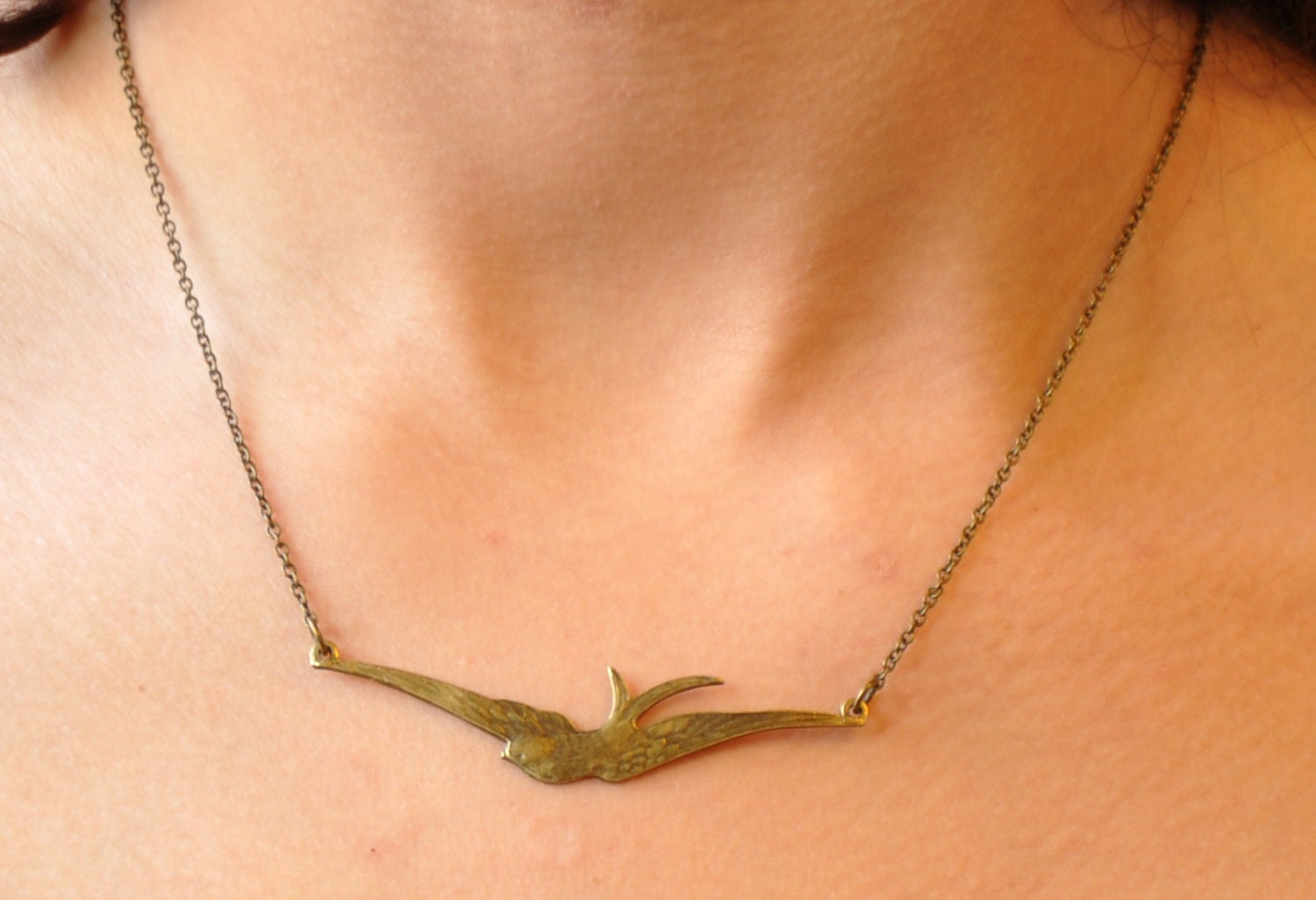 Bridget Swallow Bird Necklace