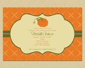 Little Orange Pumpkin Baby Shower Invitation Il_170x135