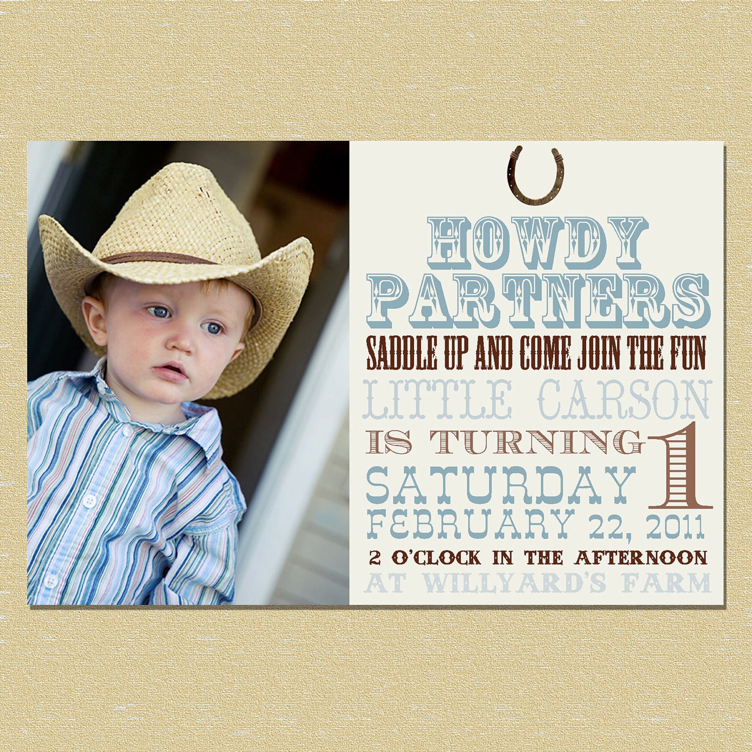 Western Birthday Invitation (Boy or Girl) Il_170x135