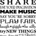 Playroom rules vinyl wall decal art