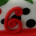 Ladybug Fondant Cake Topper and Matching Polka Dot and Age Cake Decorations Perfect for a Ladybug Party