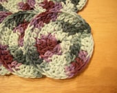 Crochet Cotton Facial Pads or Scrubbies Set of 3