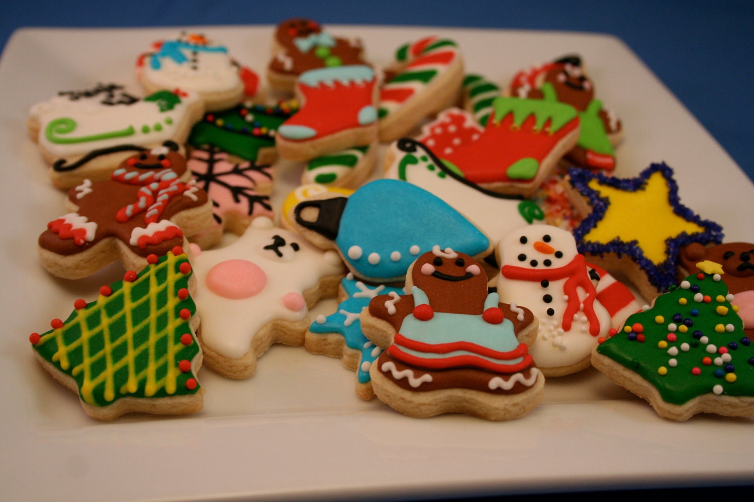 Christmas Holiday Mini Sugar Cookies 3 dozen