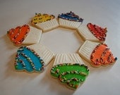 Cupcake  Party sugar cookies