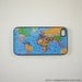 World Map iPhone 5 Case, iPhone 4 case, iPhone 4s Cover , Hard Plastic iphone 5 Cover, cases