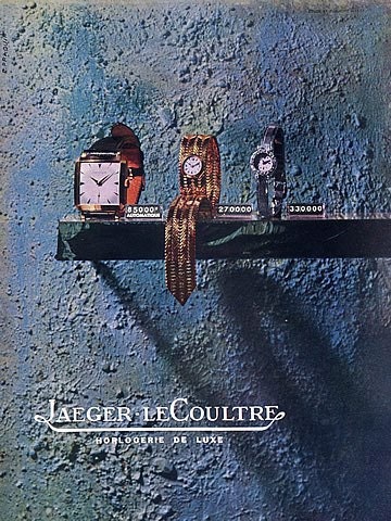 Vintage French Ad - Jaeger LeCloutre Montres 1957 Watches