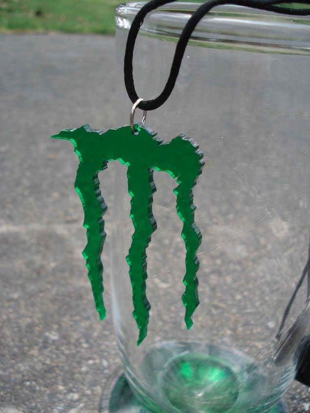 Monster Energy Inspired Logo Necklace