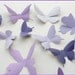 3D Wall Butterflies - 30 Lavender, Purple, Eggplant Butterfly Silhouettes, Nursery, Home Decor, Wedding