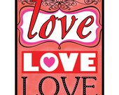 LOVE Art Print, 8x10
