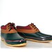 Vintage Duck Shoes in Forest Green and Maroon by Bass