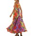 Vintage Hawaiian Dress in Neon Floral Print