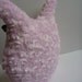 minky owl pillow for girl owl room decor or owl nursery, plush owl in pink