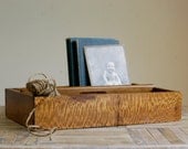 Vintage Divided Wood Tray