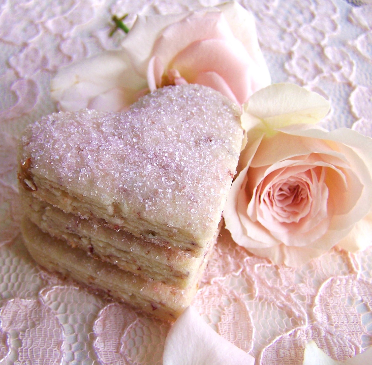 Mother's Day Gift - Rose Petal Tea Cookies - 1 Dozen Spring Celebrations Treat
