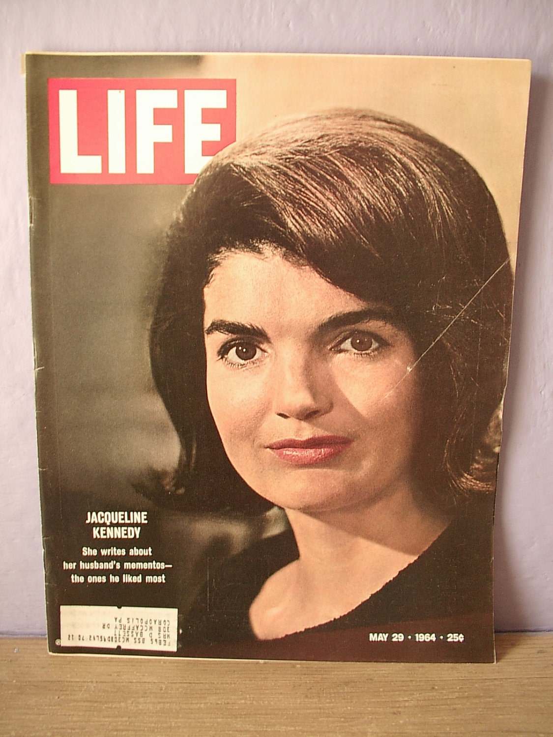 vintage 1960's Life magazine, Jackie Kennedy, May 29 1964, JFK, john f kennedy, president, american history, memories, car ads pontiac