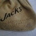 Vintage Jacks Jax Set in Suede Souvenir Bag Daytona Beach Florida