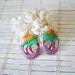 Huge Vintage Tropical Dodo Bird Earrings 1980s Kitschy Cute Wacky