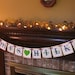 Wedding Banner Mr. and Mrs. with Personalized Last Name Sign Garland Photo Prop You Pick Colors