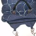 Paillette Denim Purse PDF Sewing Pattern with zipper, shoulder straps, lined "Bella"