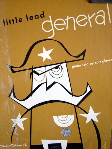 1951 The Little Lead General Sheet Music