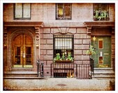 8x10 - rustic wall art - nostalgic art print - grunge photo - NYC - New York doorways - Memories of Home - fine art photograph
