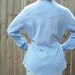 Vintage Women's Wrangler Blouse / Blue Gingham Picnic / 80s Western Shirt