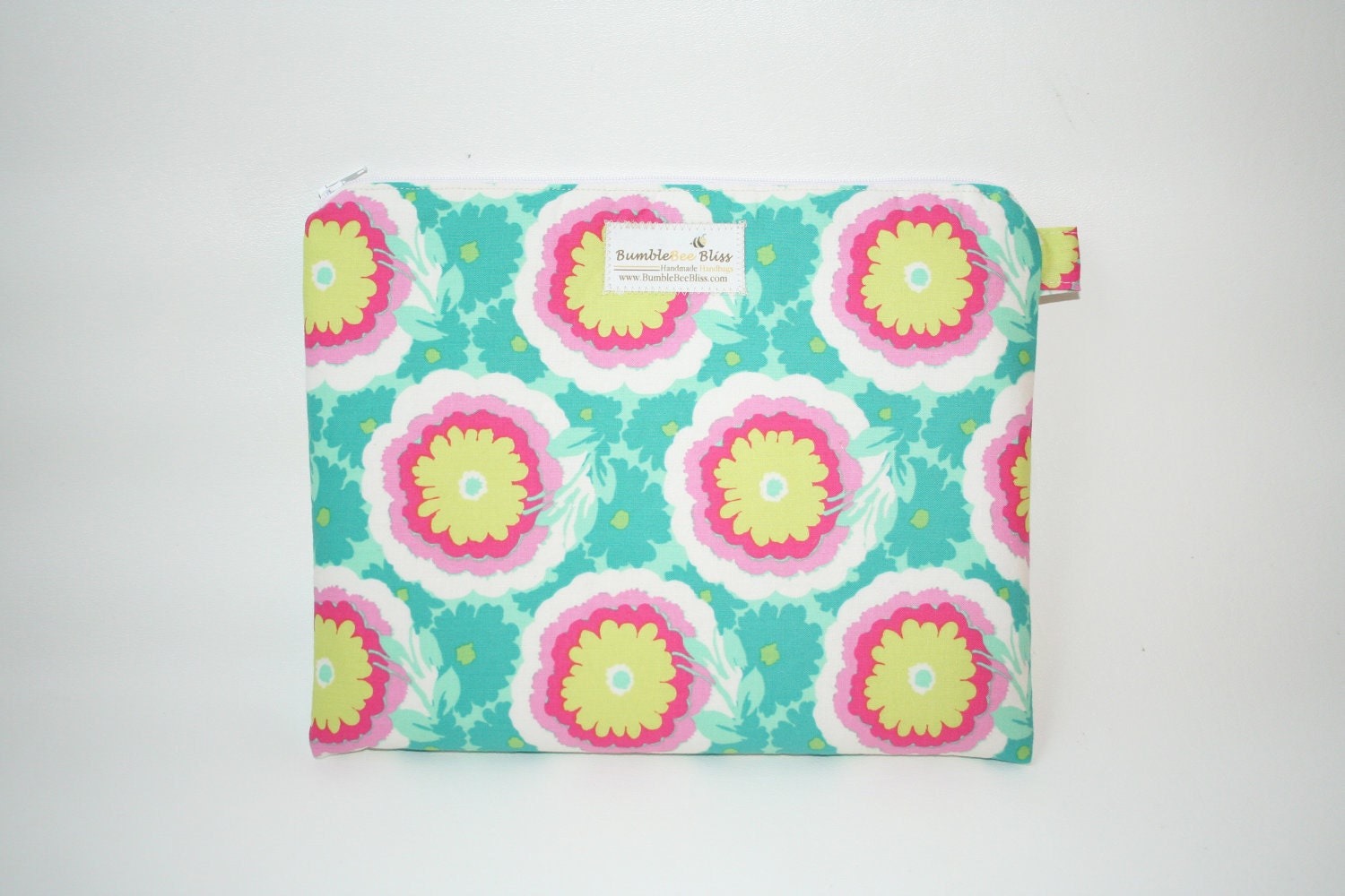 Teal Buttercups iPad Case (Amy Butler Fabric)