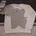 Elephant Trunk sleeve sweatshirt sweater jumper LADIES L white