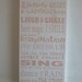 Shabby Chic vintage looking Subway Art wood sign for a little girl