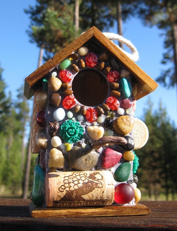 Wine Cork Birdhouse