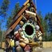 Birdhouse with Recycled Bullet Shell Casings, Wood Rounds and more