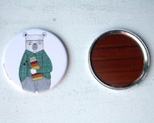 Pocket mirror Sr. Bear