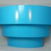 Art Deco Style Teal Wall Light Fixture