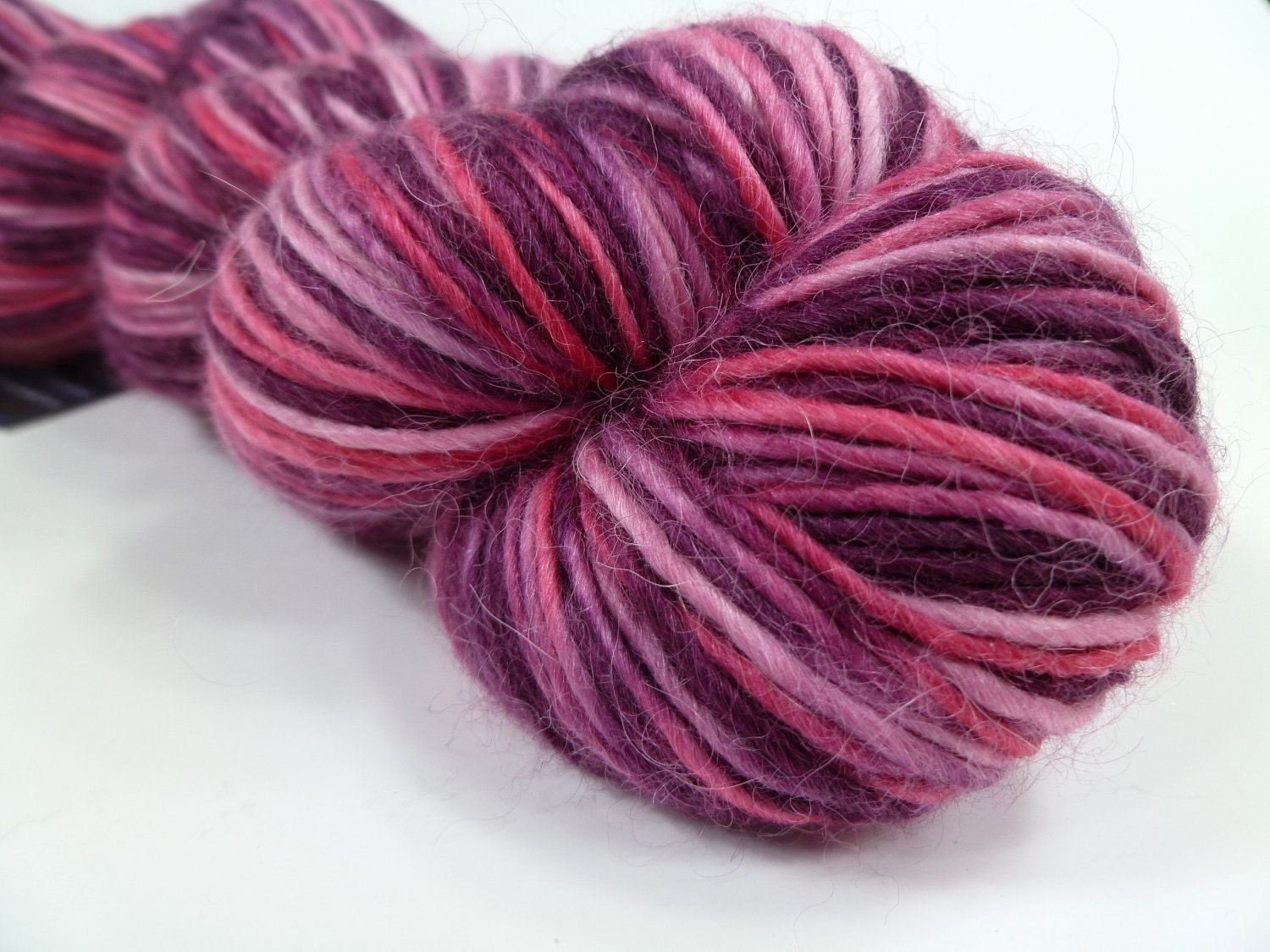 Hand Dyed DK Weight Stellar Single Yarn: Sleeping Beauty