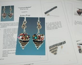 Digital - Pattern for "Treasure Basket" Drop Earrings