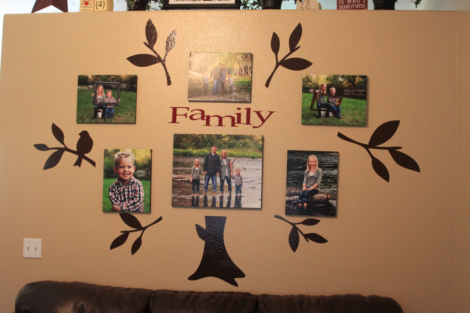 Vinyl Family Tree Wall Decal