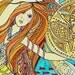 Mermaid of Carrick print with folklore booklet, 11.7x11.7in / 297x 297mm