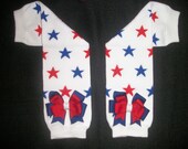 4th of July legwarmers, Little Sparkler