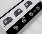 MINI: key hook wall mount mini black airstream trailer