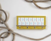 HARBOR: nautical flags modern wall mount key rack holder - PIGandFiSH