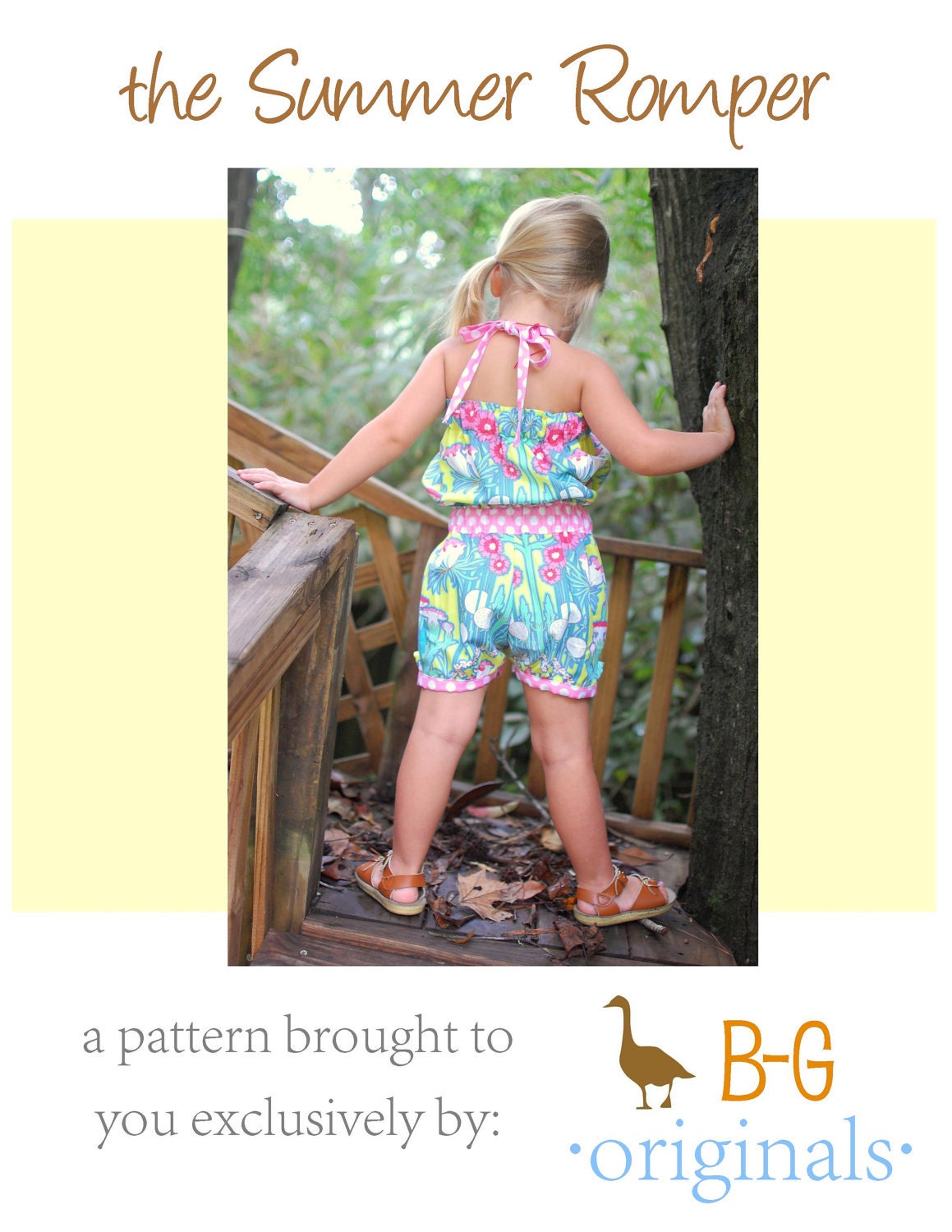 BG Original The Summer Romper pdf pattern