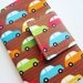Travel Crayon Wallet for Toddlers- Sketch pad and colored pencils -Cars